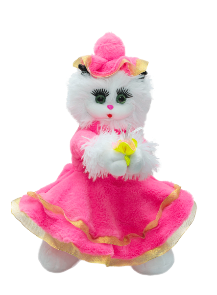 Кошка Невеста 50 см